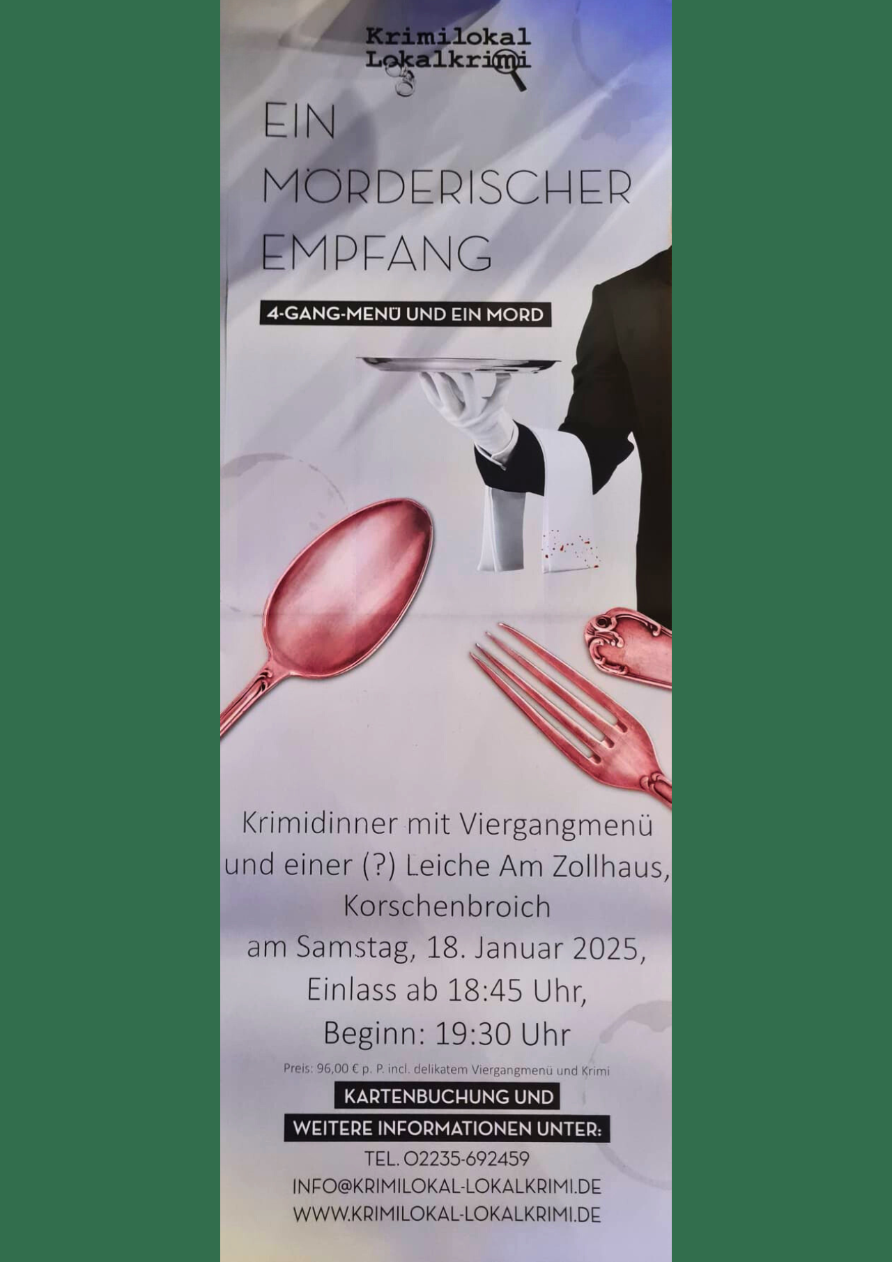 Ein mörderischer Empfang - Krimidinner