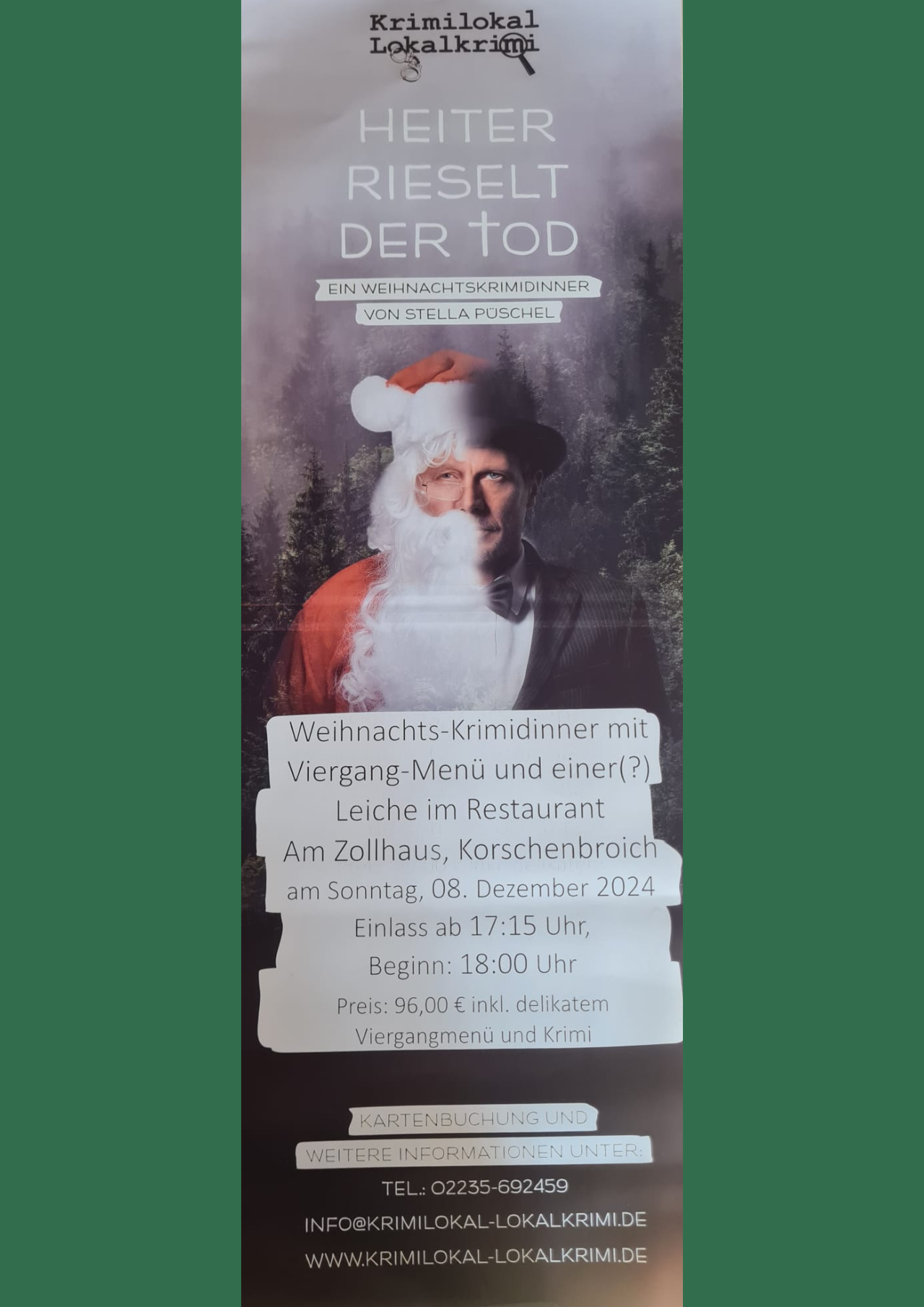 Heiter rieselt der Tod - Krimidinner